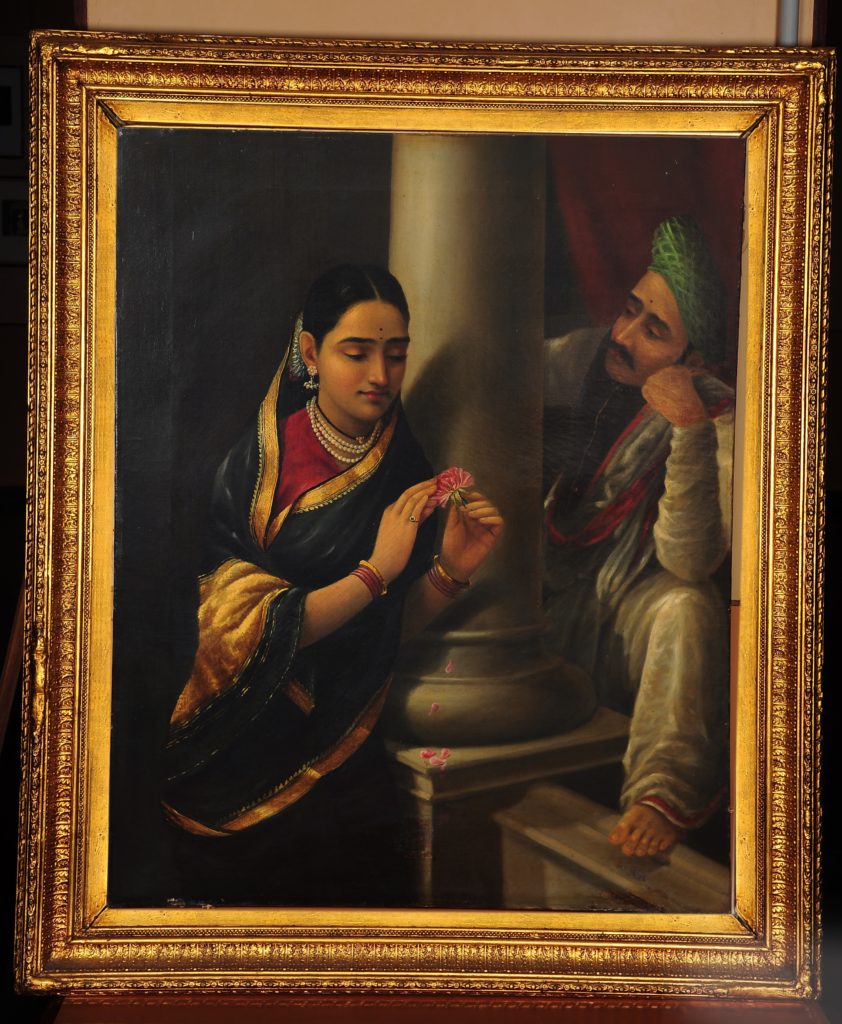 Stolen Interview, part of Raja Ravi Varma paintings collection