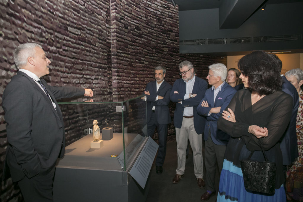 Visit of the Bizot Group of international museum directors to the 'India and the World: A History in Nine Stories' exhibition ©CSMVS, Mumbai